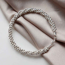 MD291 STERLING SILVER BOBA TWIST BANGLE 2