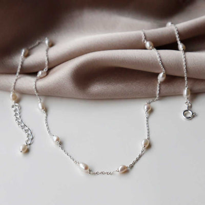 MK816 AND MK815 STERLING SILVER DEW DROP NECKLACE 1110X1110 large 2