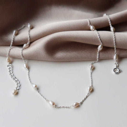 MK816 AND MK815 STERLING SILVER DEW DROP NECKLACE 1110X1110 large 2