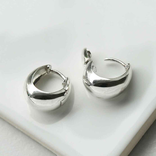 ML944 STERLING SILVER MINI STATEMENT HUGGIES 2