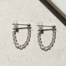 ML963 STERLING SILVER BALL AND CHAIN STUDS 1
