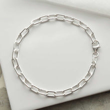 MV1329B STERLING SILVER BOLD PAPERCLIP BRACELET 2