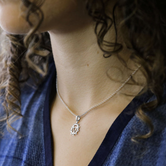 MC270P STERLINGSILVERSOLARPLEXUSCHAKRANECKLACE 001