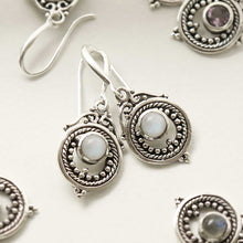 MZB114E MS STERLING SILVER MOONSTONE VICTORIAN DANGLY EARRINGS 2