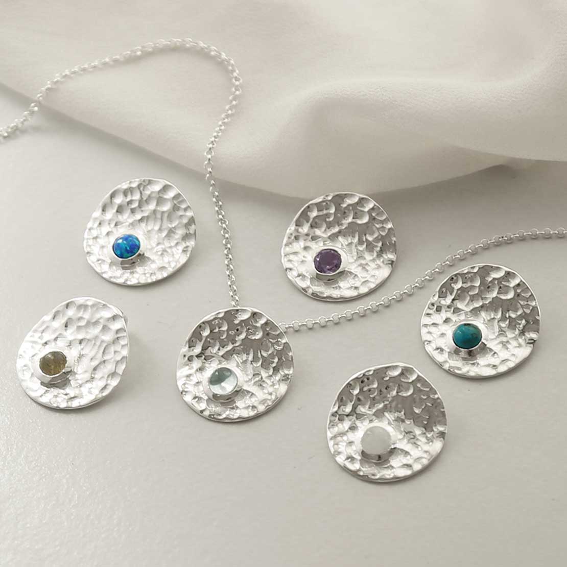 Sterling Silver Shimmering Turquoise Necklace