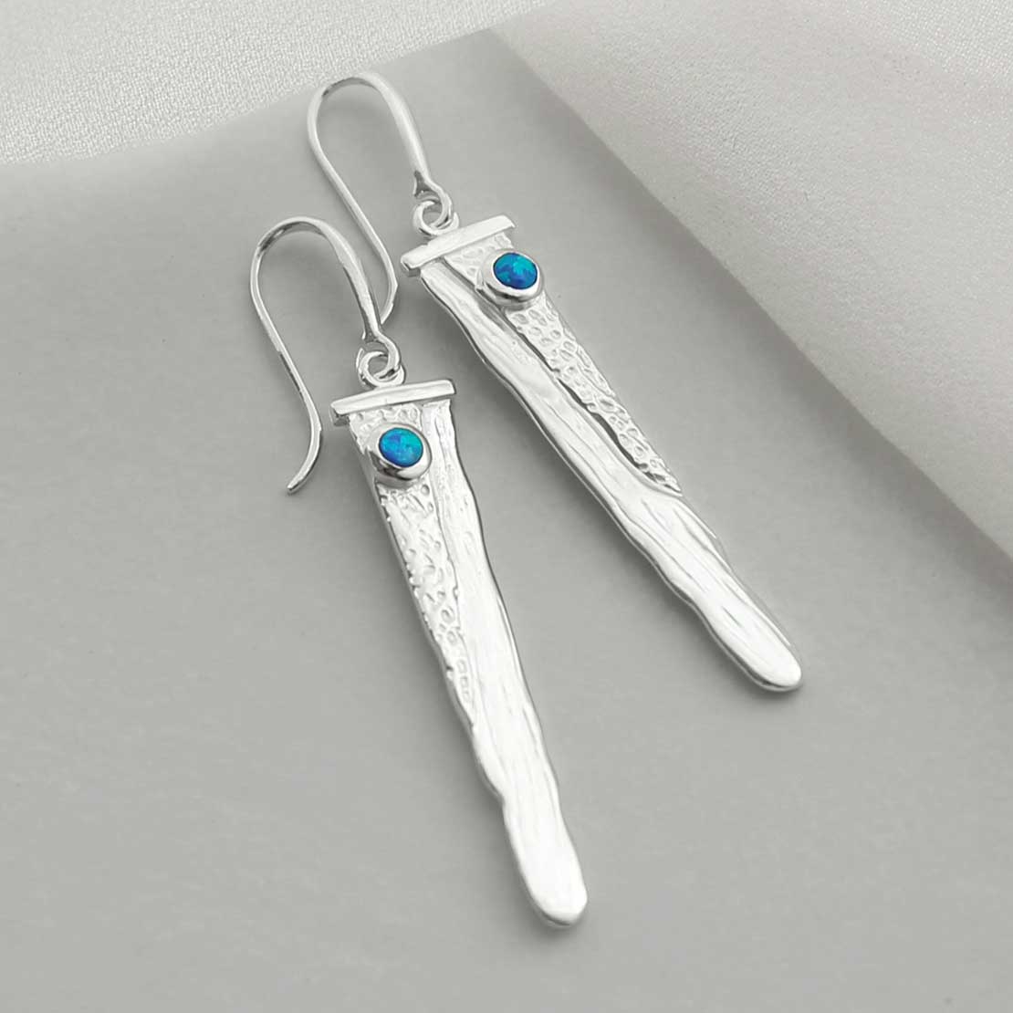 Sterling Silver Opalite Waterfall Earrings