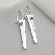MZB125 OP STERLING SILVER OPALITE WATERFALL EARRINGS 2
