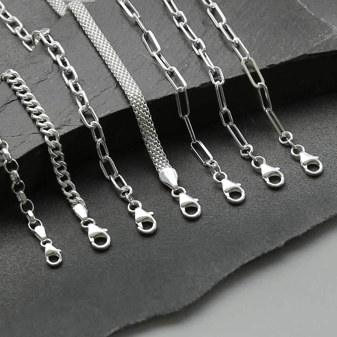 Sterling Silver Circle Link Bracelet