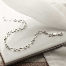 MV1334B STERLING SILVER BRISTOL LINK BRACELET 1