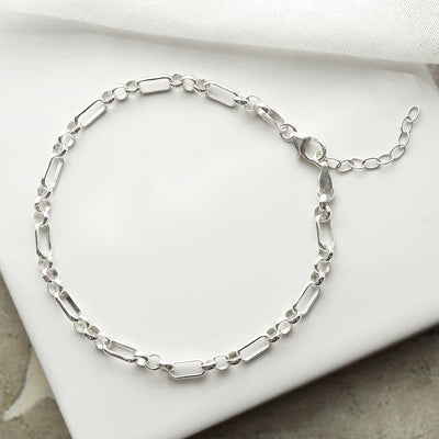 MV1334B STERLING SILVER BRISTOL LINK BRACELET 3
