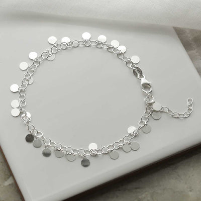 MV1335B STERLING SILVER SEQUIN BRACELET 5
