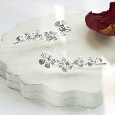 MB174 STERLINGSILVERFORGETMENOTEARCLIMBERS 003