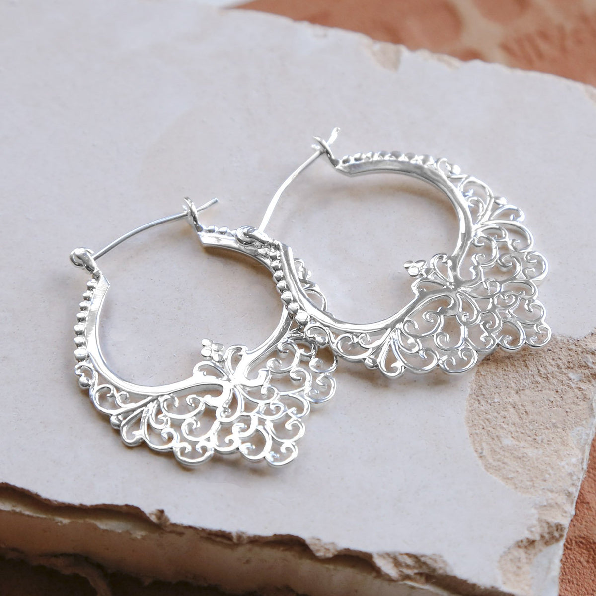 Sterling Silver Marrakesh Nights Hoops