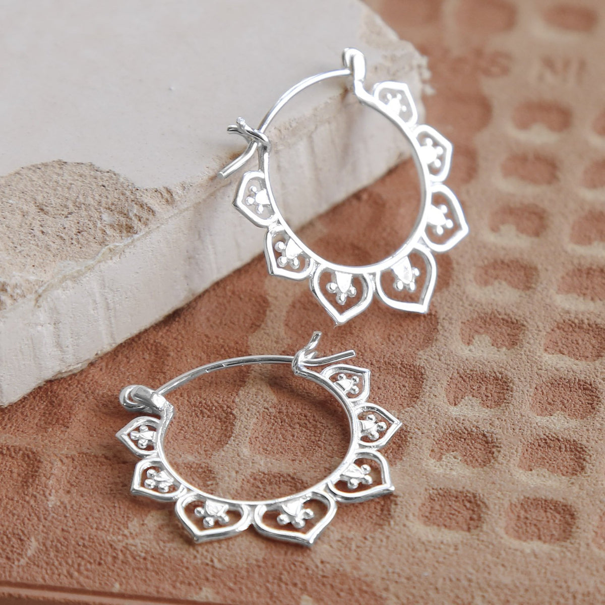 Sterling Silver Marrakesh Hoops