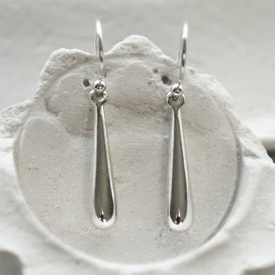 MC275 STERLING SILVER BATON EARRINGS 3