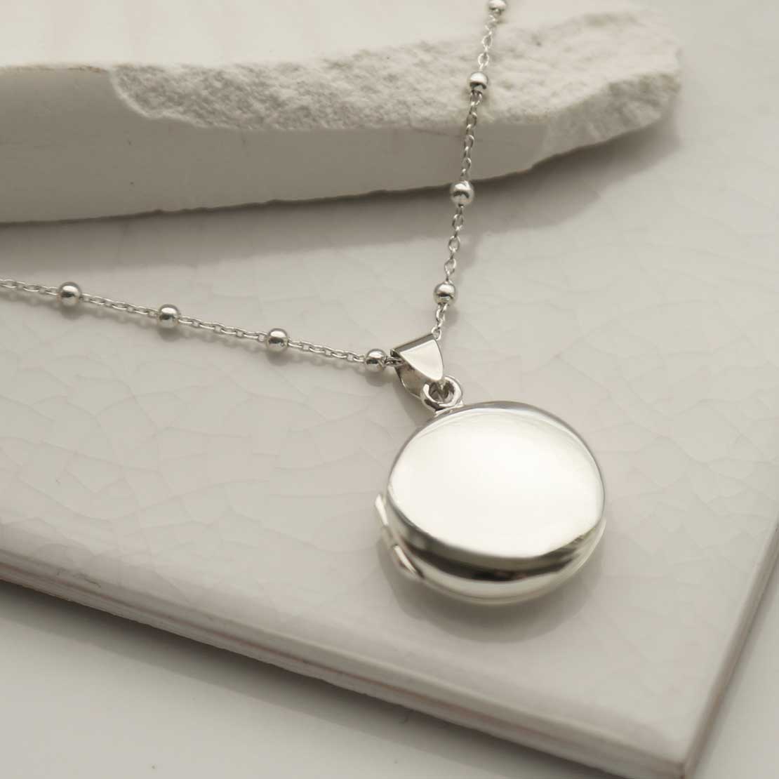 Sterling Silver Round Locket