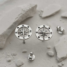 MC286 STERLING SILVER COMPASS STUDS 1