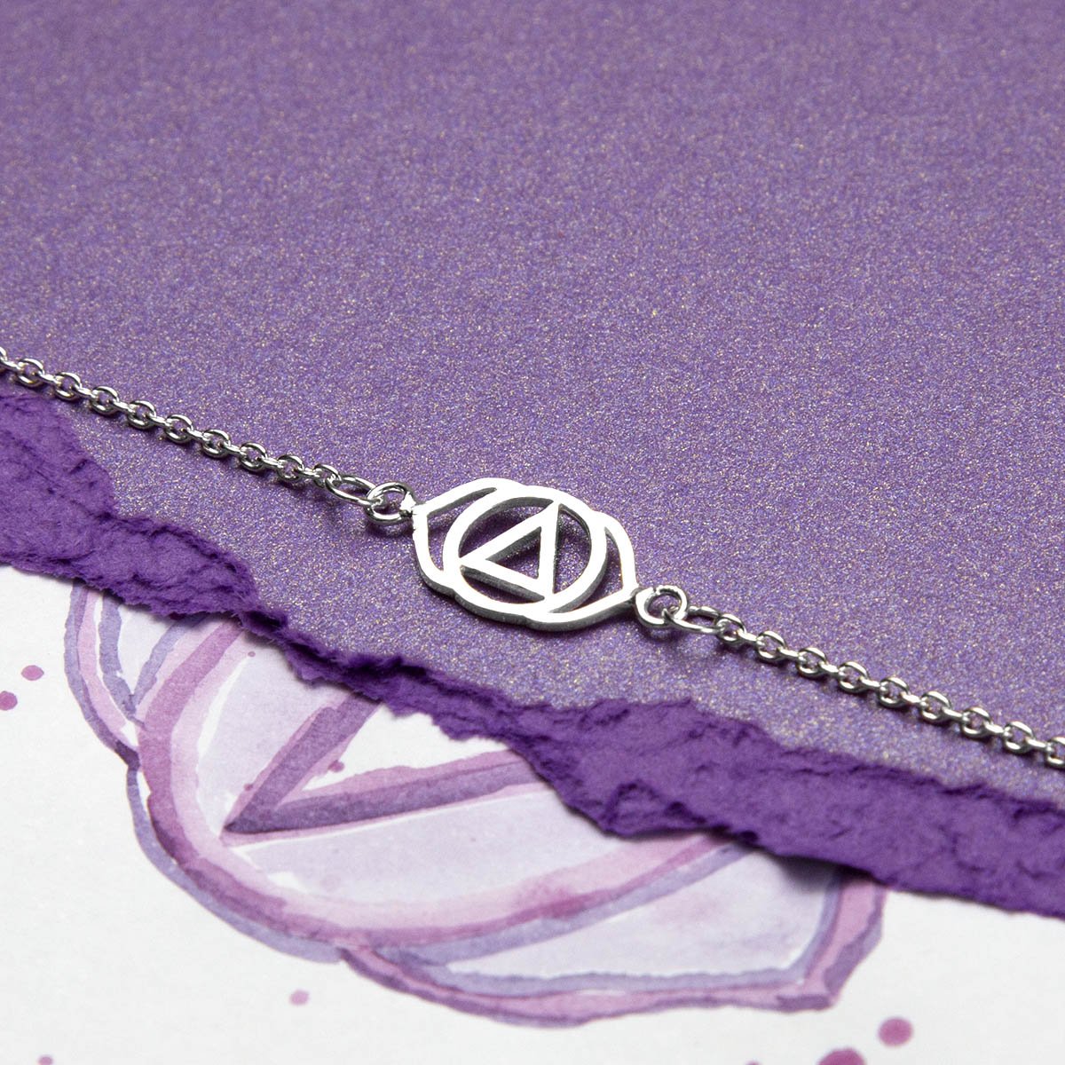 Sterling Silver Third Eye Chakra Bracelet