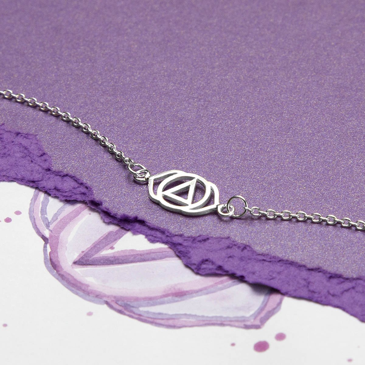 Sterling Silver Third Eye Chakra Bracelet
