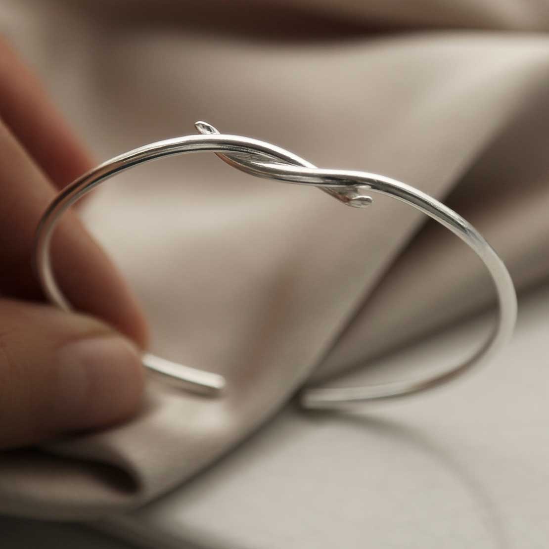 Sterling Silver Twisted Cuff