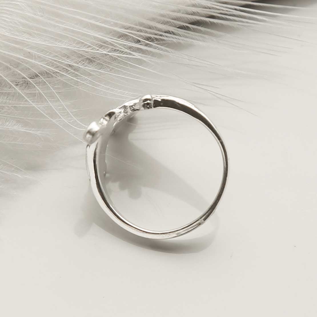 Sterling Silver Wings Adjustable Ring