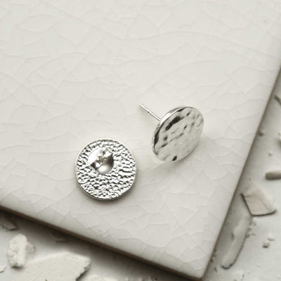 MS1222S STERLING SILVER DISC STUDS 3