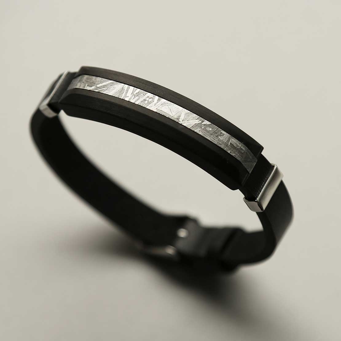 Meteorite And Carbon Fibre Bracelet
