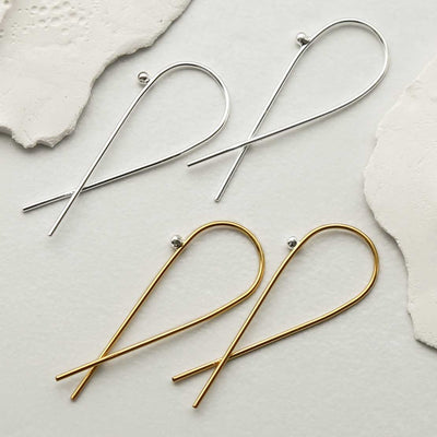 MS1223 STERLING SILVER BELUGA HOOPS GROUP