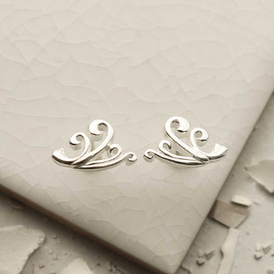 MS1235S STERLING SILVER BREEZE STUDS 2