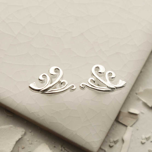 MS1235S STERLING SILVER BREEZE STUDS 2