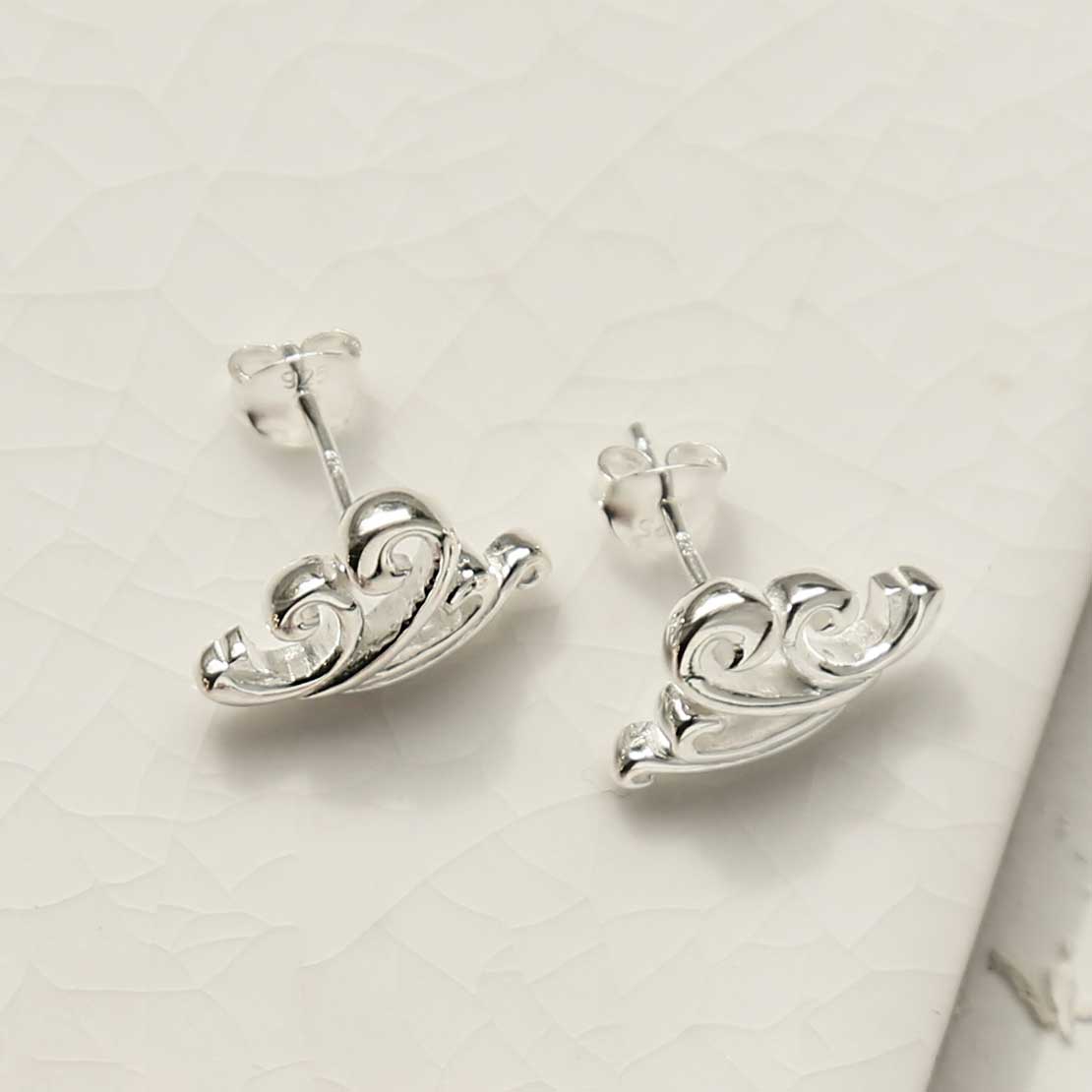 Sterling Silver Breeze Studs