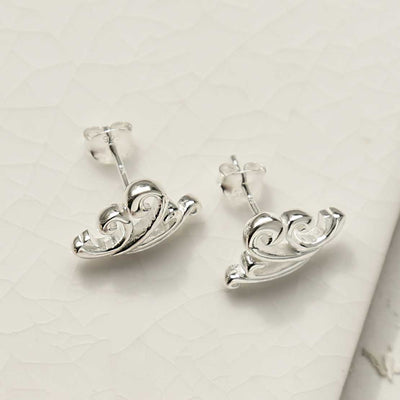 MS1235S STERLING SILVER BREEZE STUDS 3