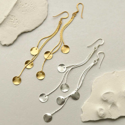 MS1233 STERLING SILVER JUPITER EARRINGS GROUP 1