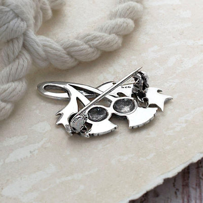 MC221 STERLINGSILVERTHISTLEBROOCH 003