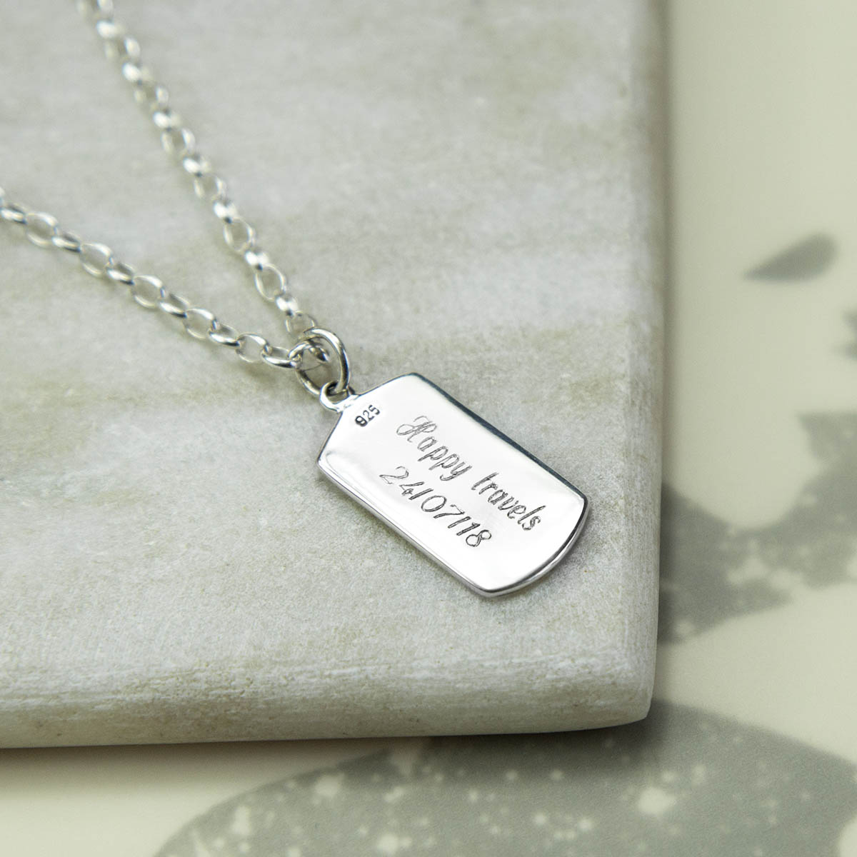 Sterling Silver St Christopher Necklace