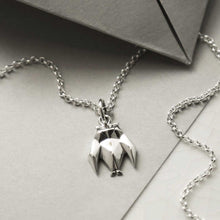 MZA043 STERLING SILVER POLISHED ORIGAMI OWL NECKLACE 1