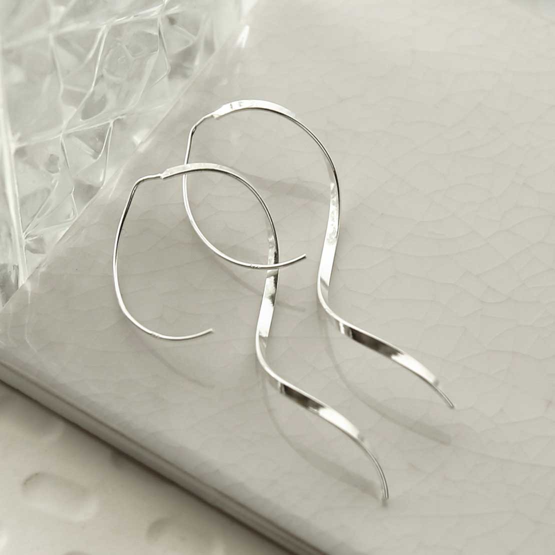 Sterling Silver Helix Threader Earrings