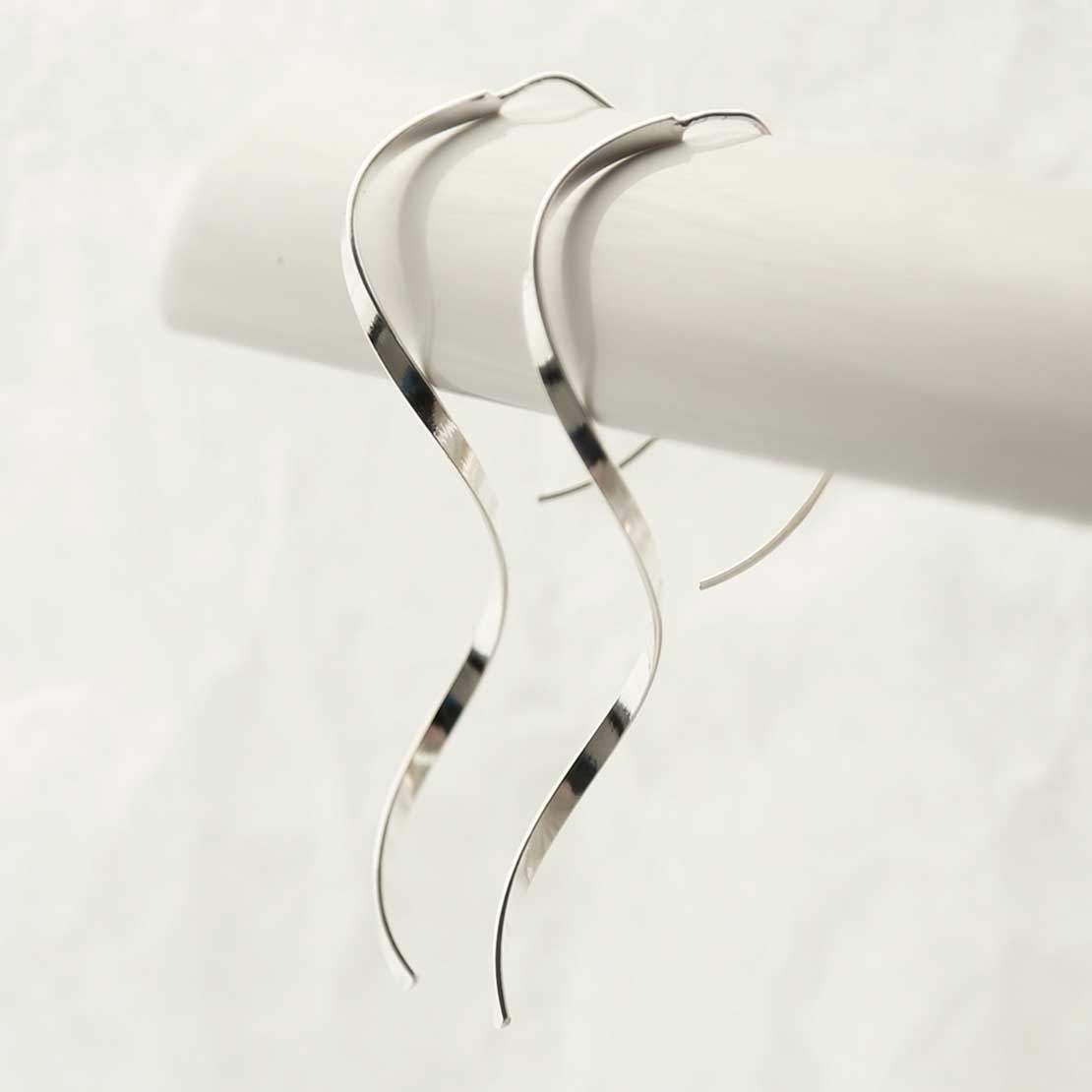 Sterling Silver Helix Threader Earrings