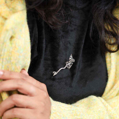 MC273 STERLING SILVER DRAGON BROOCH MODEL