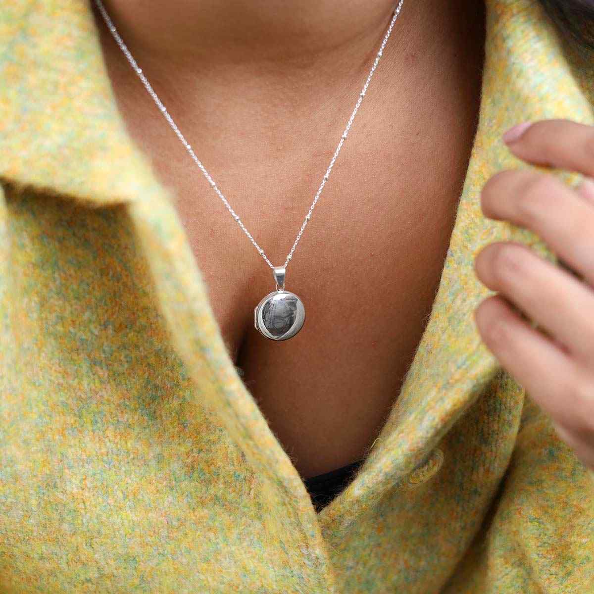 Sterling Silver Round Locket