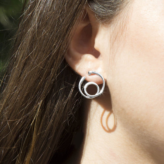 MB142 STERLINGSILVERLOOPSSTUDEARRINGS 002