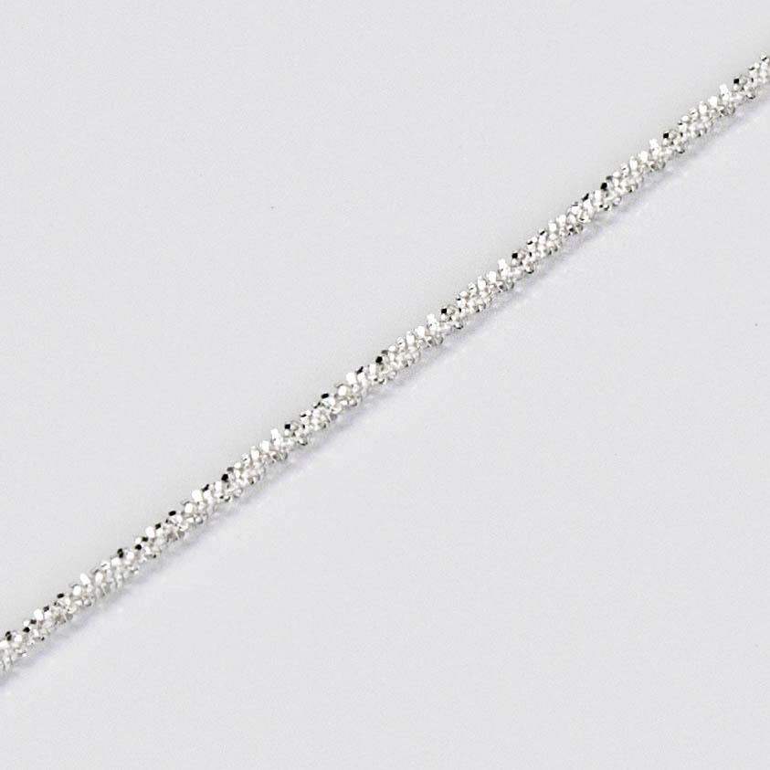 Sterling Silver Margarita Diamond Cut Chain (16-24")