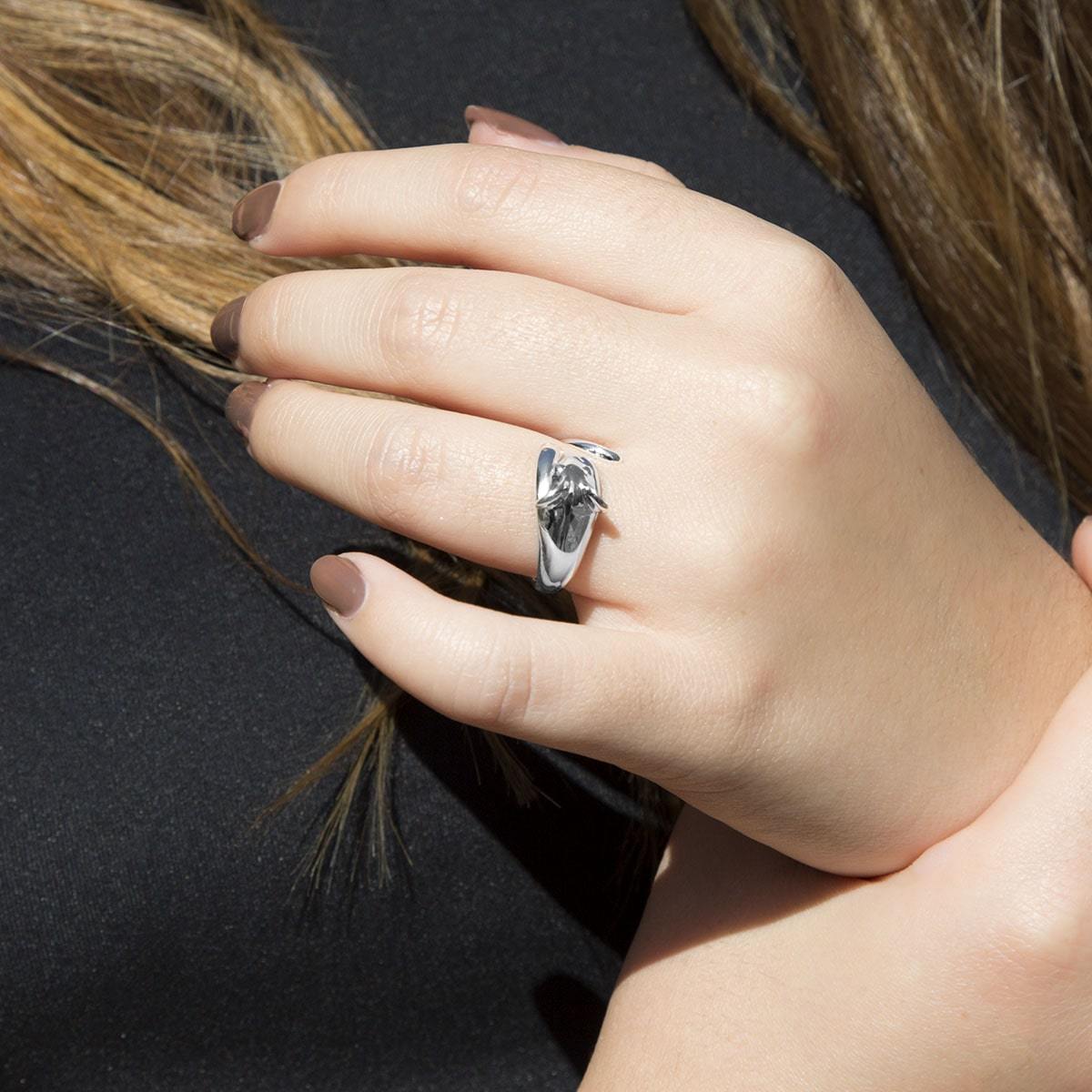 Sterling Silver Mouse Ring