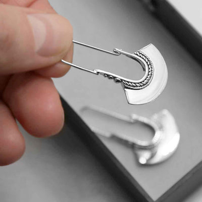 ML970 STERLING SILVER CAIRO EARRINGS 2