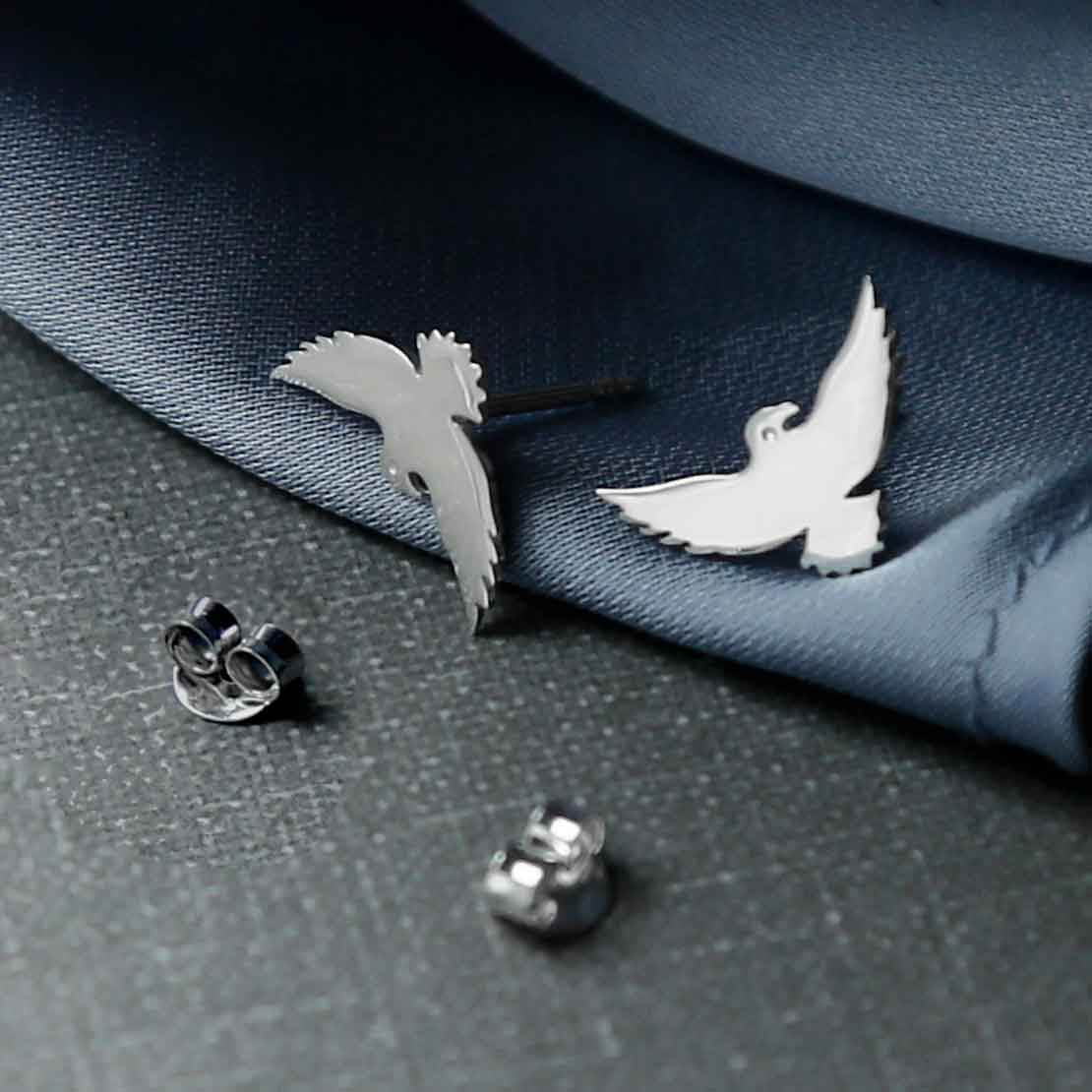 Sterling Silver Falcon Set