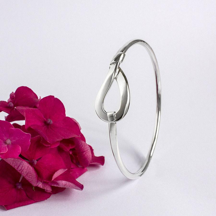 Sterling Silver Loop Bangle