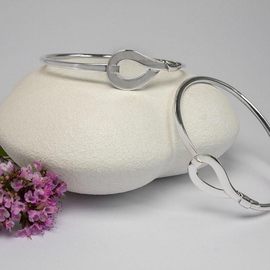 Sterling Silver Loop Bangle