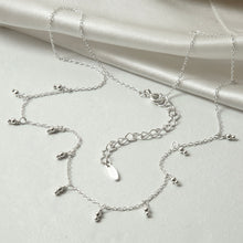 ML968N STERLING SILVER HANGING LANTERNS NECKLACE 1