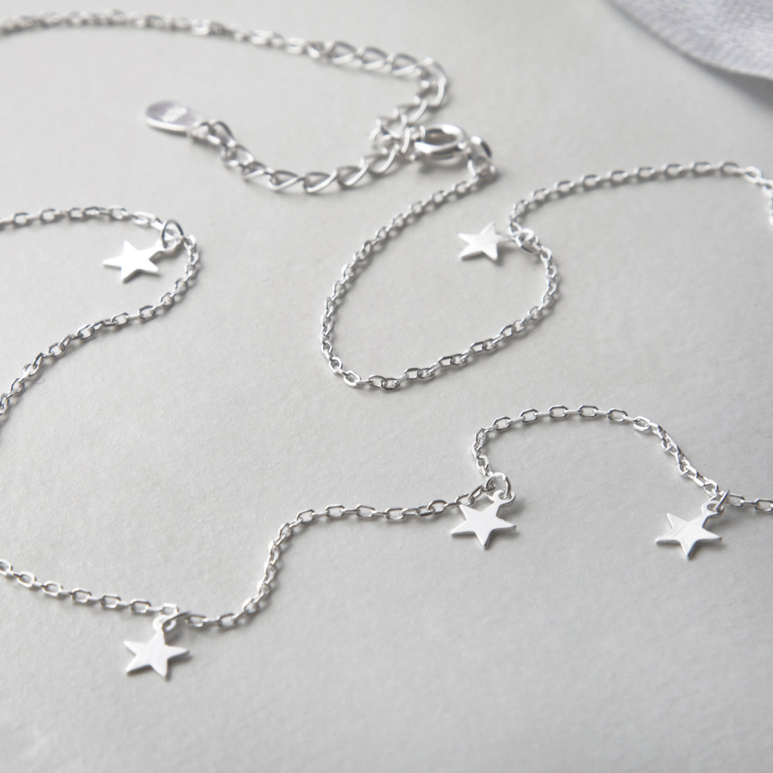 Sterling Silver Star Charm Necklace