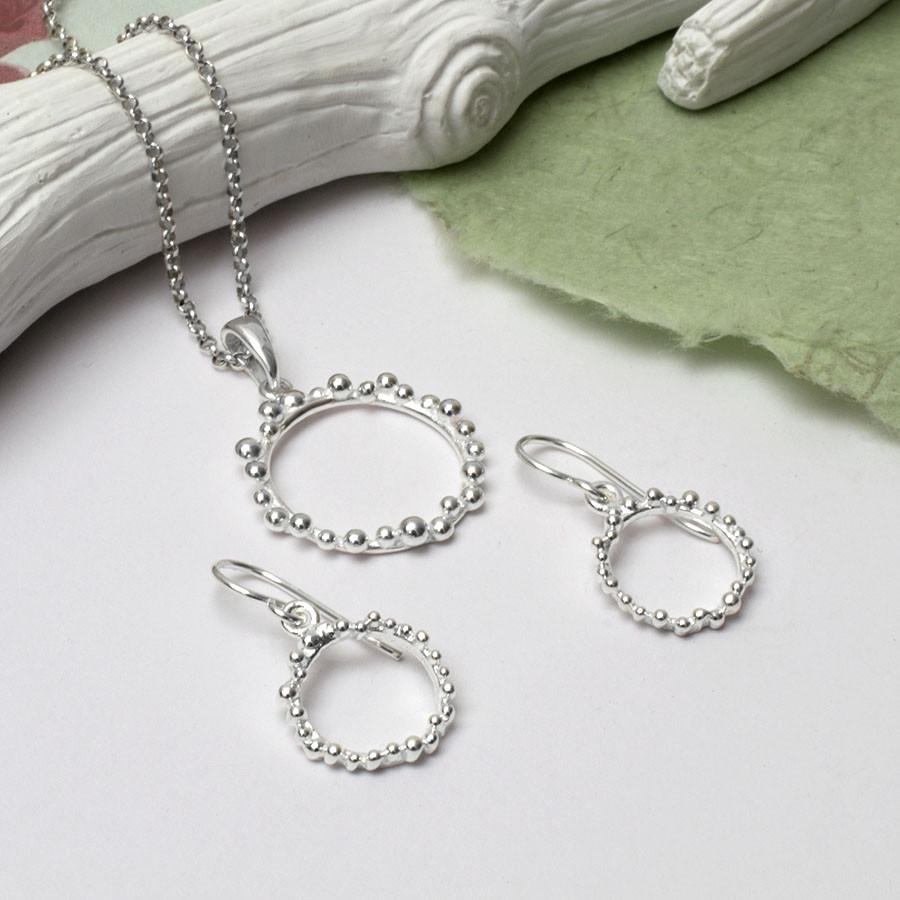 Sterling Silver Splash Necklace